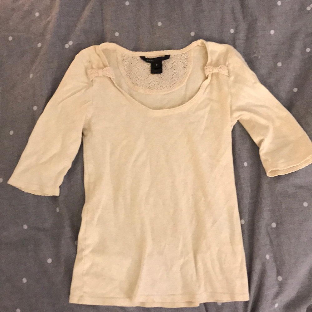 Marc Jacobs 3/4 length scoop neck tee